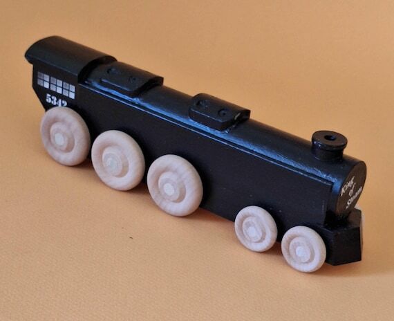 King of Steam wooden toy locomotive...