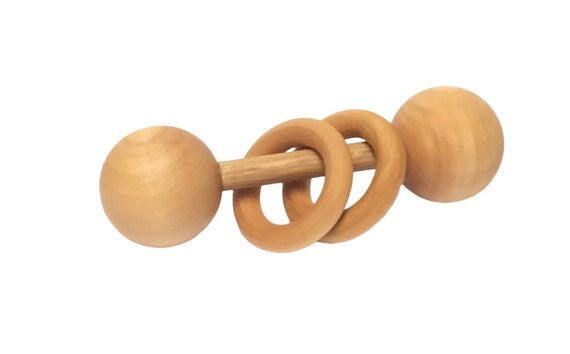 Wooden baby rattle....