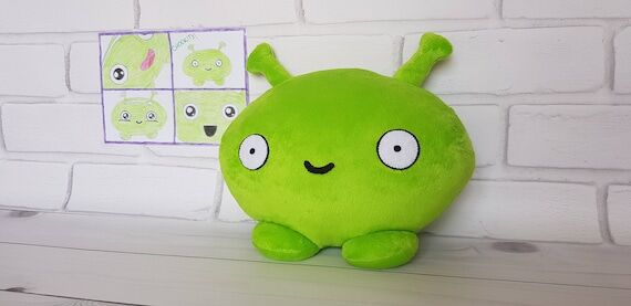 Custom plush toy inspired by Mooncake from Fi...