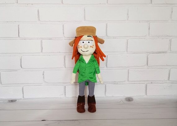 Custom plush toy inspired by Wendy from Gravi...