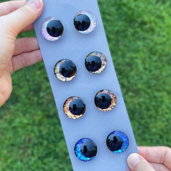 Gemstone Color Shifting Sinker Eyes | Glitter...