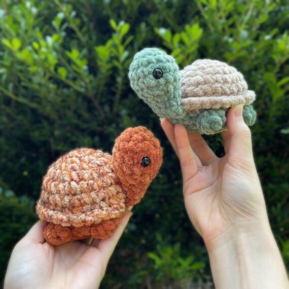 Crochet Custom Land Turtle Plushie | Crochet ...