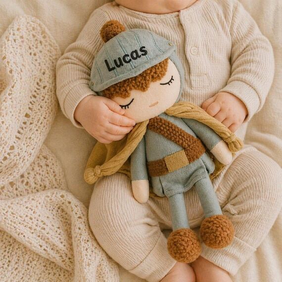 Personalized Baby Doll with Name, Custom Newb...
