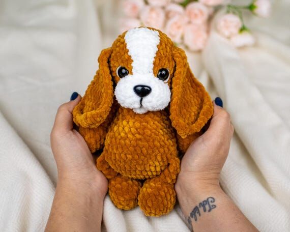 Crochet Dog Pattern – Amigurumi Puppy Toy, ...