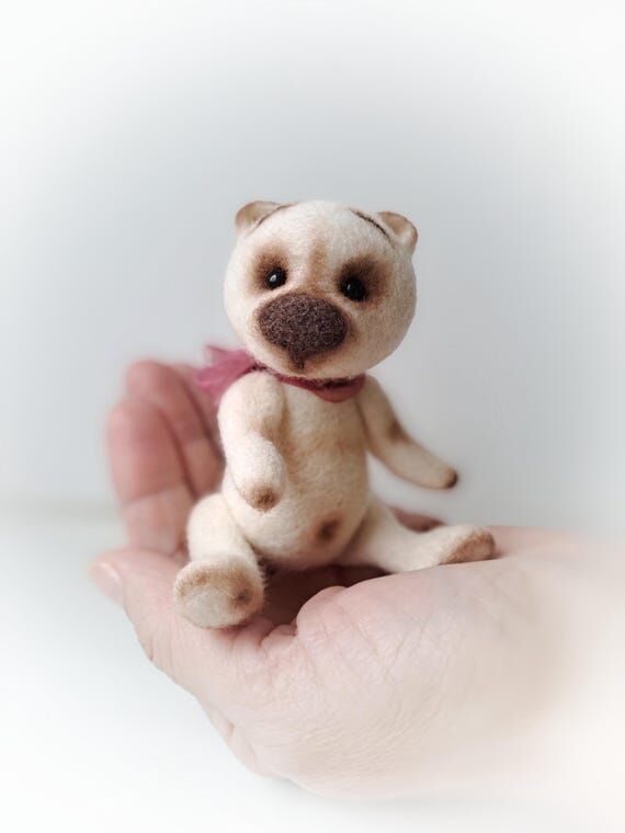 Artist teddy bear, Cute polar bear, Handmade ...