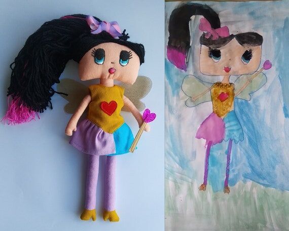 Custom Plush Toy from Child’s Drawing – H...