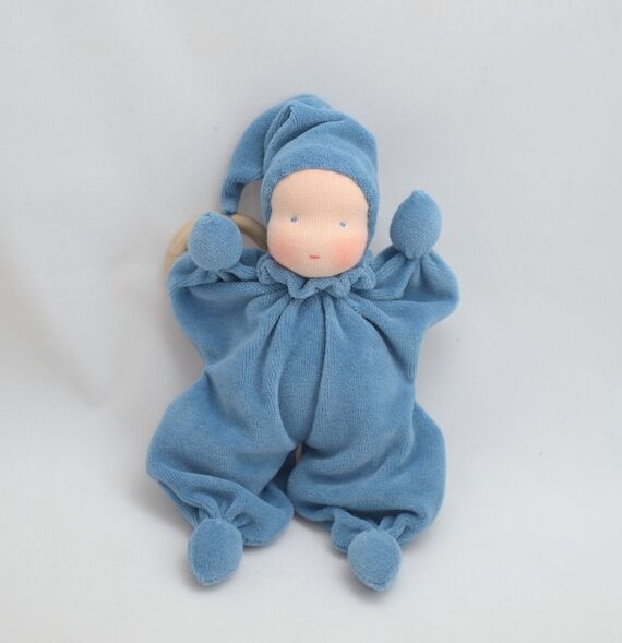 Waldorf Butterfly Baby Doll with Rattle...