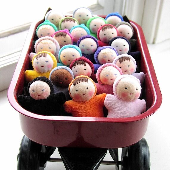 Waldorf dolls - Birthday Party Favors - sets ...