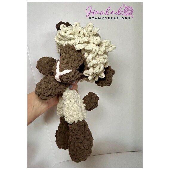 Lenni the Lambie 10” Snuggler/Lovey/Plushie...