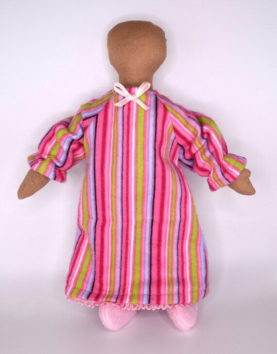 Pink Nightgown & Slippers For Dolls - Toy For...