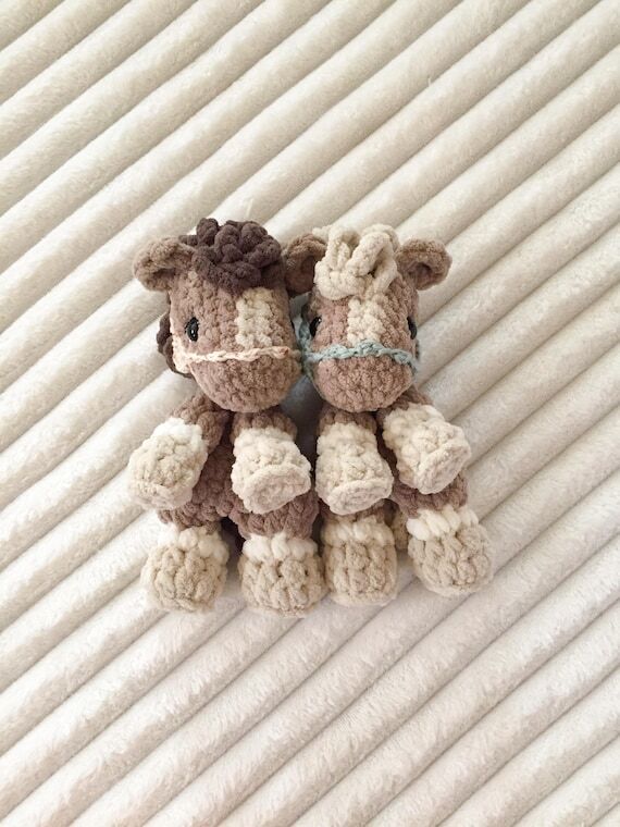 Custom Crochet Baby Horse Lovey MADE TO ORDER...