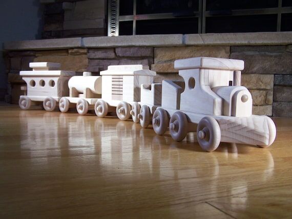 Handmade Wooden Train...