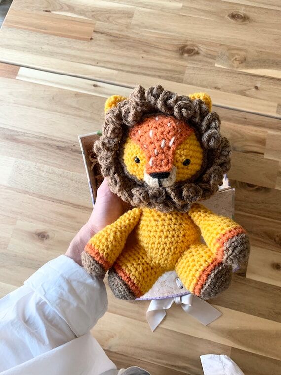 Lion crochet Toy handmade...