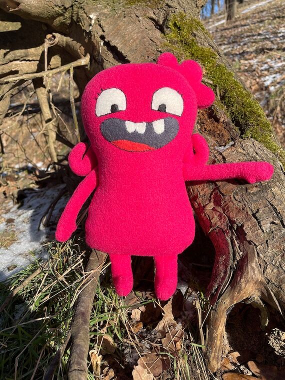 Moxy (UglyDolls) handmade plush toy, Moxy Fa...