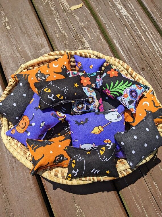Halloween Catnip Cat Toys: Fabric Variety Pac...