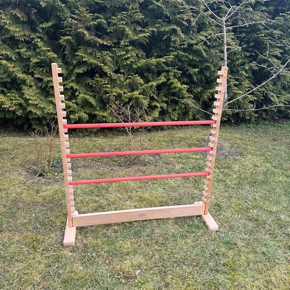 Handmade Wooden Hobby Horse Jump | Adjustable...