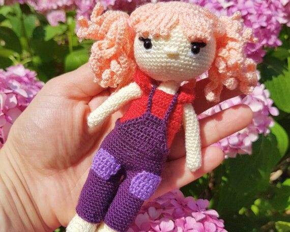 Crochet Amigurumi Doll: Handmade Organic Knit...