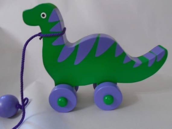 Dinosaur Push/Pull Toy Christmas Gift For Chi...