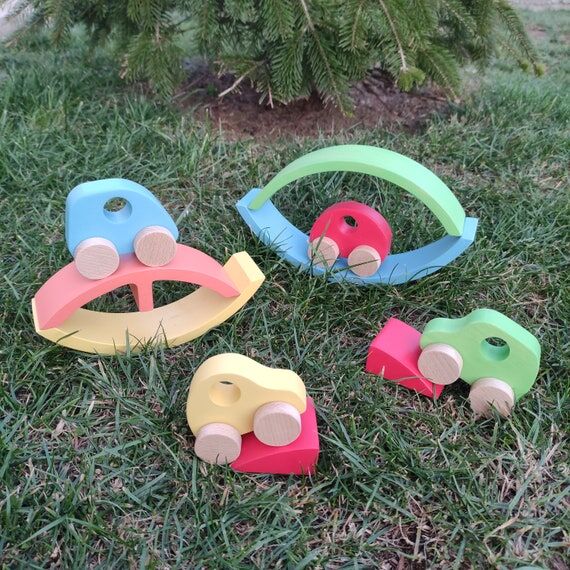 Car Toy Set for Kids, Stacker Roads, Preschoo...