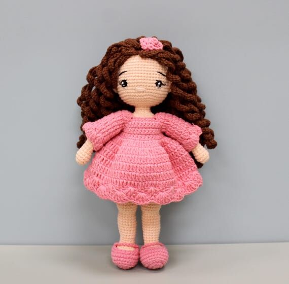 Custom Plushie, Handmade Crochet Doll, Amigur...
