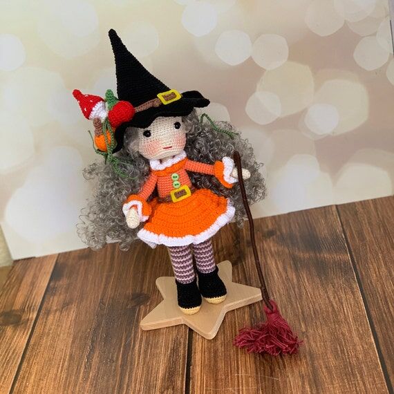 Crochet Witch, The Witch, Crochet Witch Doll,...