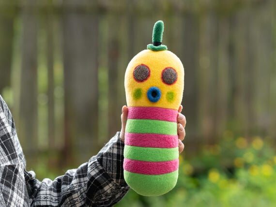 Mr Dinkles plush - Handmade Soft Toy Inspired...