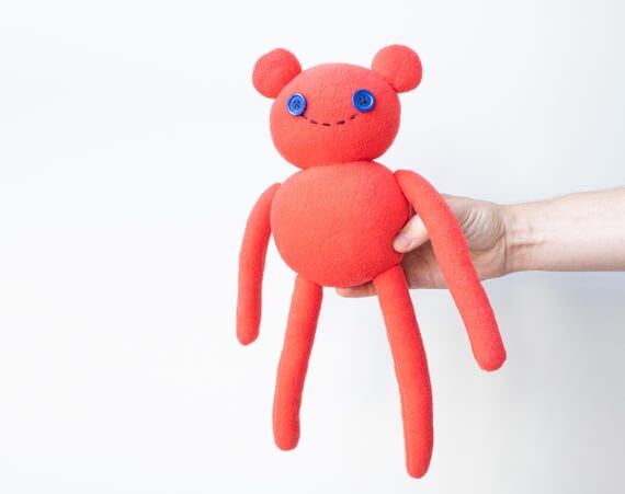 Red Hambo Plush Marcy's Bear Plush Toy - Hamb...