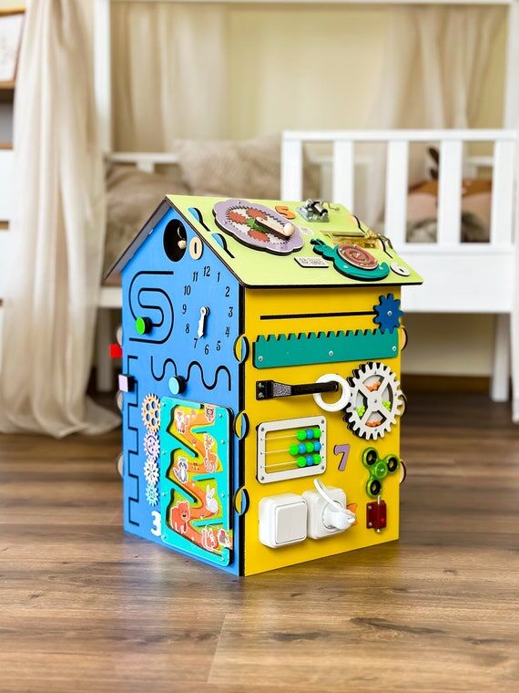 Busy Cube 1 Year Old, Busy Board House for Ki...