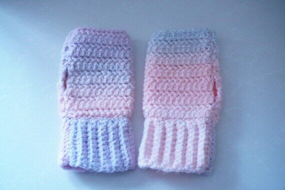 Handmade Accessories | Crochet Fingerless Mit...