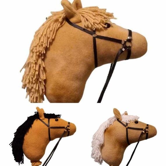 Soft Palomino Stick Horse...