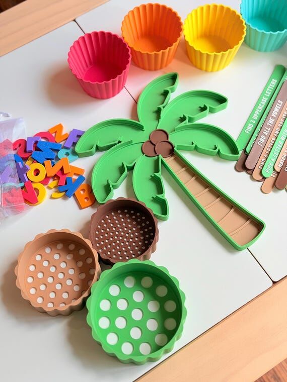 Chicka Chicka Boom Boom Alphabet Sensory Play...