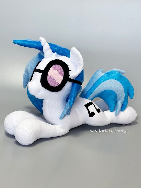 17" Plushie Pony Vinyl Scratch Handmade...