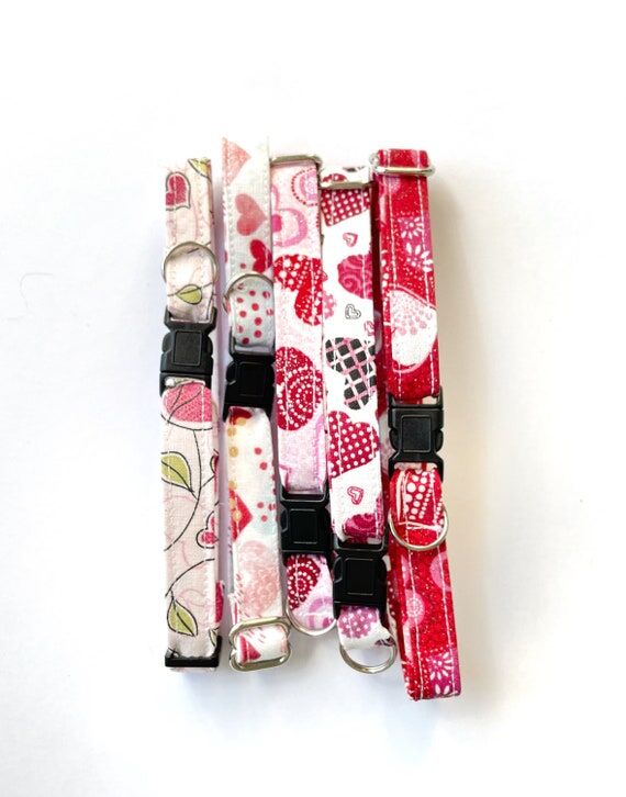 Valentine Breakaway Cat Collar with Bell, Adj...