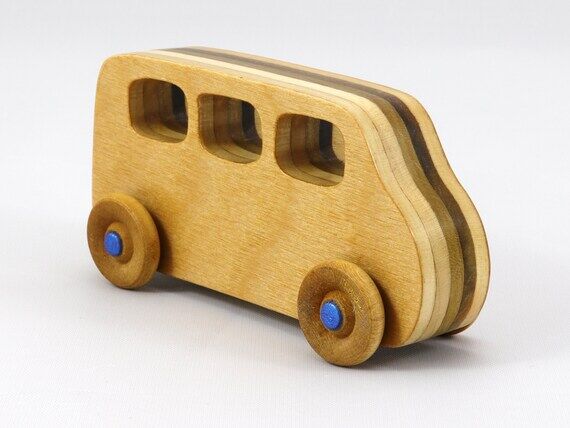 Wooden Toy Minivan: American Made...