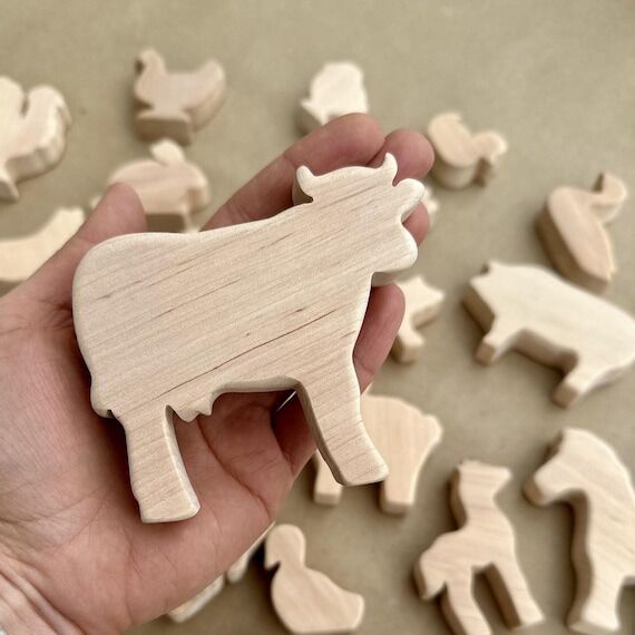 Wooden Farm Animals Any of your choice Waldor...