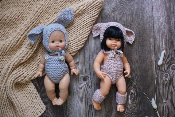 Minikane doll Outfit Miniland Bonnet Outfit F...