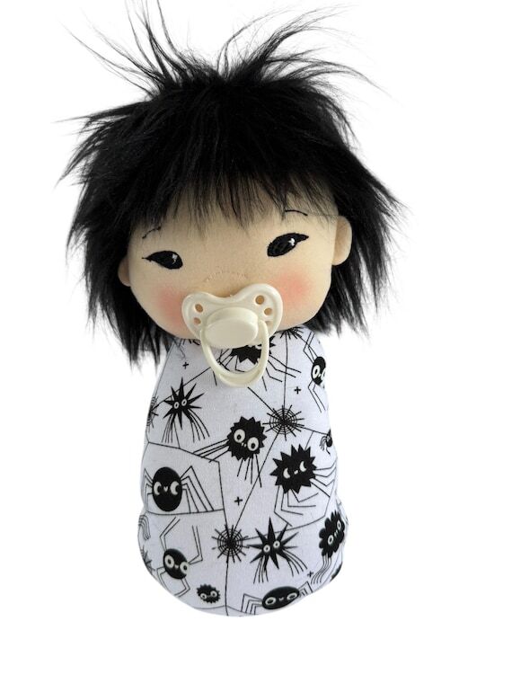 Glow-in-the-Dark Spider Doll: Handmade Hallow...