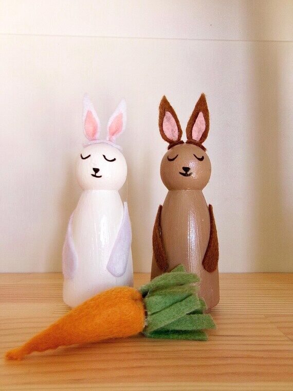 Wooden Easter Bunnies...