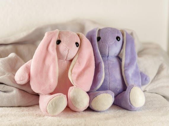 Bunny Plushie - Handmade Stuffie Toy...