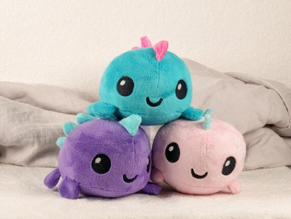 Dino Handmade Minky Plushie - Hand Sewn Stuff...