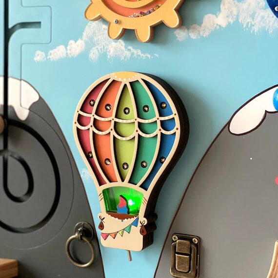 The nightlight balloon for busy board | Busy ...