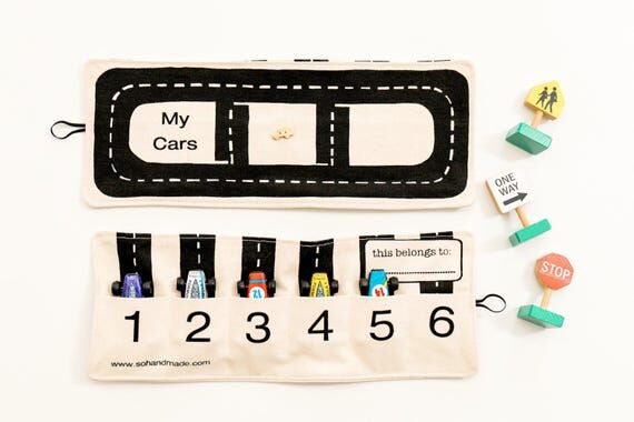 Personalized Toy Car Storage Montessori Toys ...
