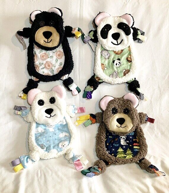 Bear Baby Sensory Animals Handmade Baby Showe...