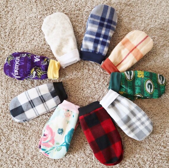 Fleece Mittens for You or the Whole Family...