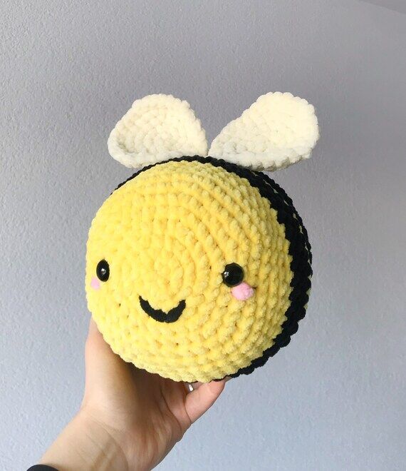 Crochet bumble bee amigurumi crochet plushie ...