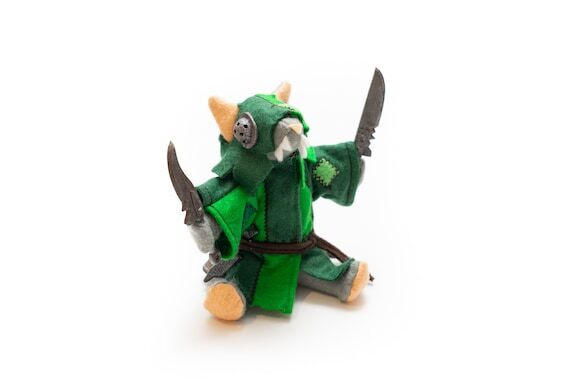 Plague Monk - Ratmen Plush – Grimdark Handm...