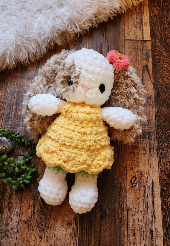 Lofty Bunny/ Bunny Rabbit/ Plushie/ Crochet/ ...