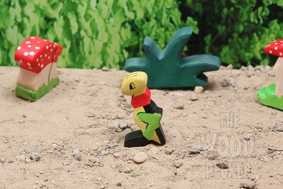 Cricket Figurine, Wooden Cricket Toy, Toddler...