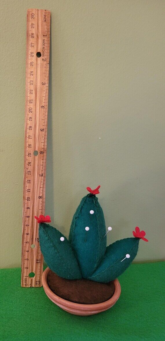 fun handmade felt cactus pin cushion...