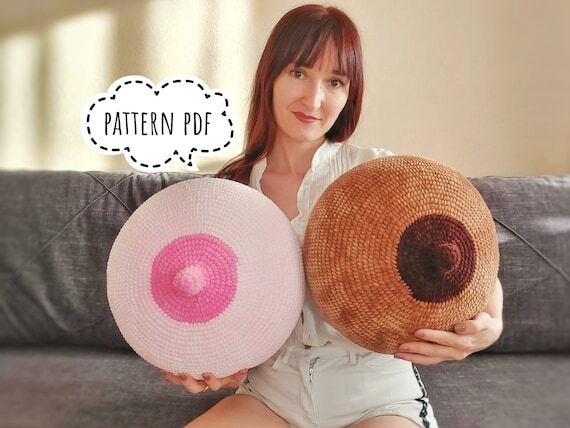 Crochet Boobs Pillow Pattern: Amigurumi Begin...